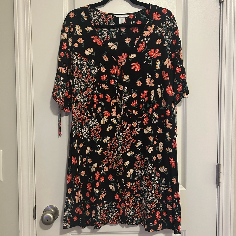 H&M Floral Print Dress